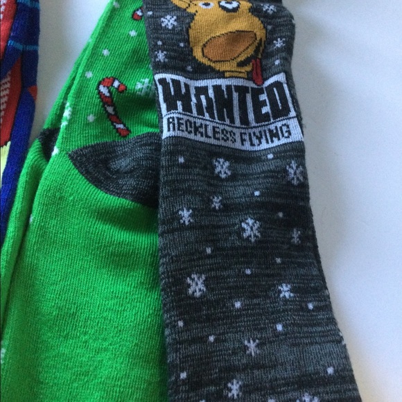 NWT mens crew socks Two packs of 2 (4 prs) holiday - Picture 5 of 10